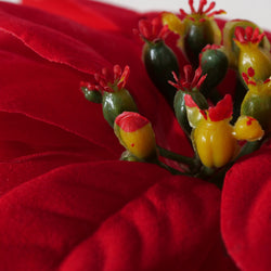 Artificial Poinsettia in Bright Red Pot, 40 cm – Festive Holiday Decor | Keans Claremorris