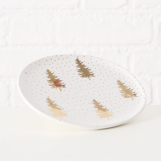Gold Motif Plate Platina 20 cm, 2 Assorted Designs, Sold Singly – Elegant Dinnerware | Keans Claremorris