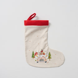 Christmas Stocking Carrie 35cm, assorted designs, sold singly – festive holiday decor from Keans Claremorris