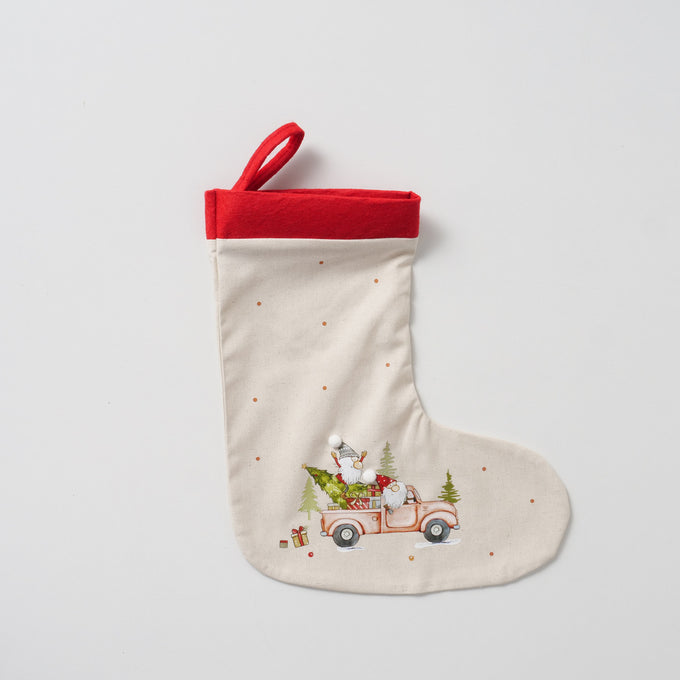 Christmas Stocking Carrie 35 cm, assorted designs, sold singly – festive holiday decor from Keans Claremorris