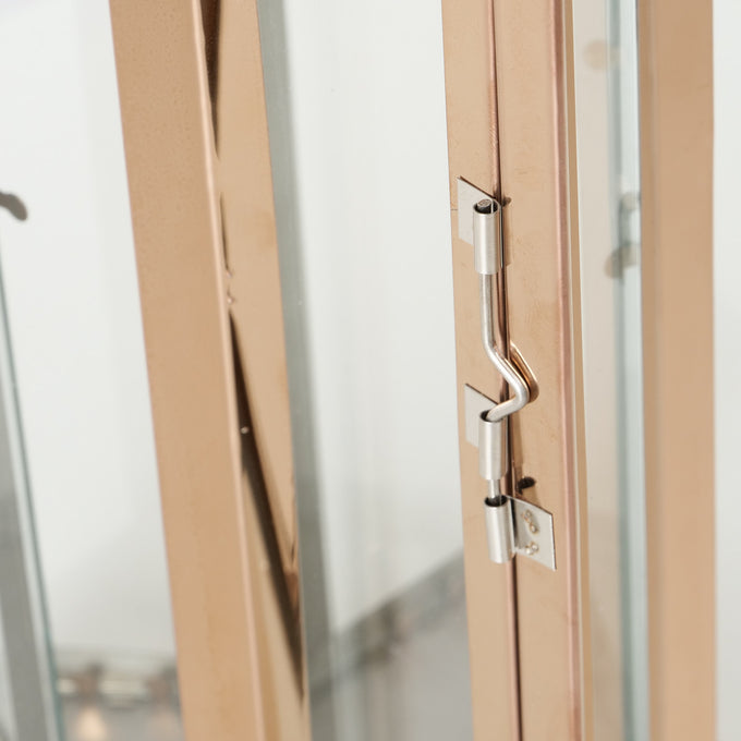 Star Lantern Estrella in rose gold nickel finish, 41.5 cm height – decorative lighting by Keans Claremorris