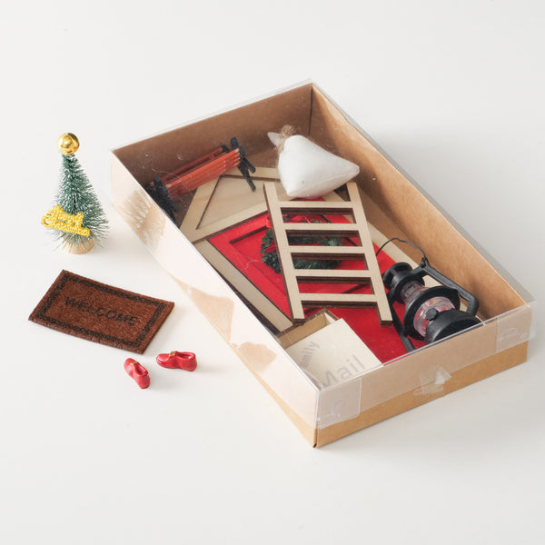 Christmas Mini Display Set – 10-pack Nisse figures, 17 cm tall, DIY festive décor for mantels and tables – Keans Claremorris