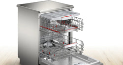 Bosch Series 6 Free-Standing Dishwasher 60cm Brushed Steel Anti-Fingerprint