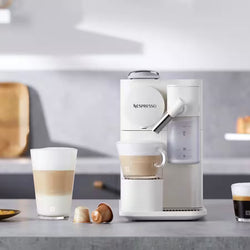 DeLonghi Nespresso Lattissima One Coffee Machine White EN510.W