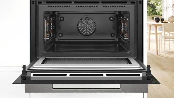 Bosch CMG7761B1B Serie 8 built-in compact oven with microwave, 60x45cm, black – Keans Claremorris