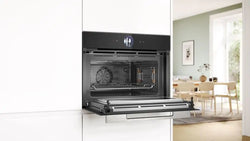 Bosch CMG7761B1B Serie 8 built-in compact oven with microwave, 60x45cm, black – Keans Claremorris