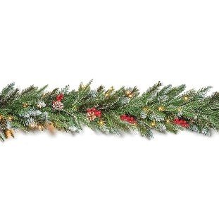 New Jersey Pre-Lit Garland 1.8m