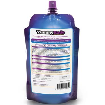 Yummyrade Isotonic Drink for Pets 250ml bottle, hydration supplement available at Keans Claremorris