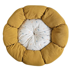 Wiggle & Wander - Flower Pet Bed - Yellow 55x15cm