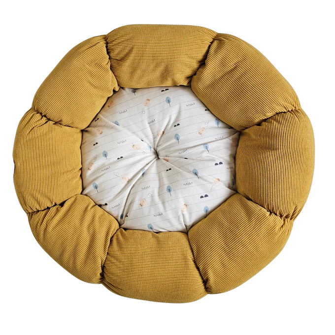 Wiggle & Wander - Flower Pet Bed - Yellow 55x15cm - Image 2