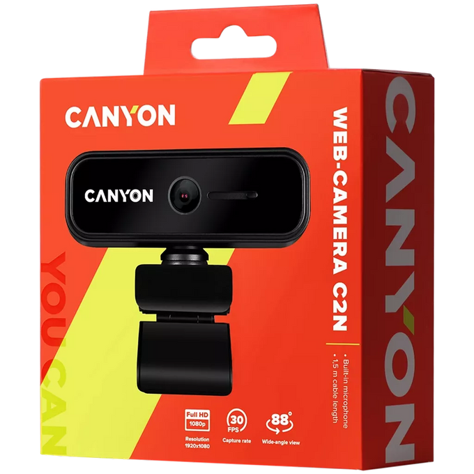 Canyon 1080p Full HD Webcam C2N - Image 4