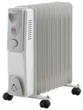 11 Fin 2500W Oil Filled Radiator with Timer – Efficient Heating by Keans Claremorris