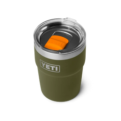 Yeti Rambler 16 Oz Stackable Cup Olive/King Crab
