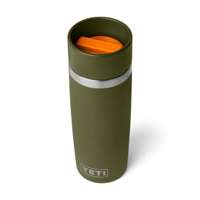 Yeti Rambler 16 Oz Travel Bottle Olive/ King Crab - Image 2