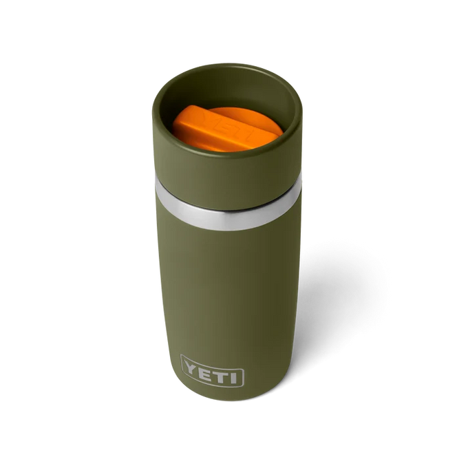 Yeti Rambler 12 Oz Travel Bottle Olive/ King Crab - Image 2