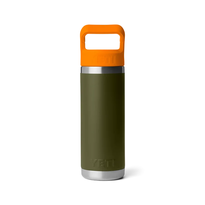 Yeti Rambler 18 Oz Colour Straw Bottle Olive/King Crab - Image 3
