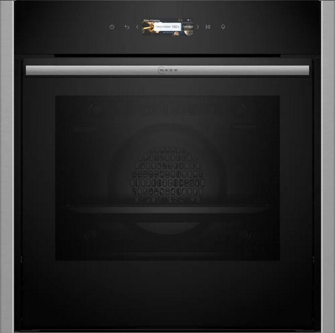 NEFF N70 Slide&Hide B54CR71N0B Electric Pyrolytic Smart Oven - Stainless Steel - Image 2