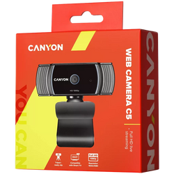 Canyon Full HD live streaming Webcam C5 with clear video, ideal for online meetings - available at Keans Claremorris.