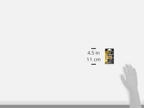 Pack of five DeWalt Extreme Impact PZ2 x 50mm torsion bits in black and yellow packaging.