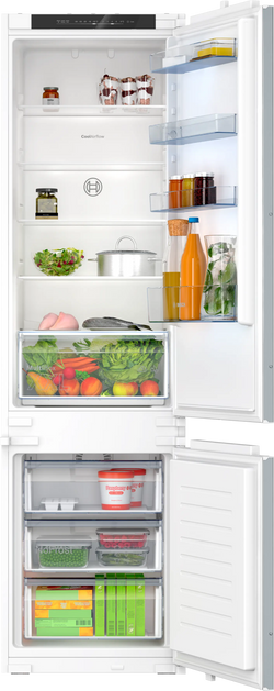 Bosch Series 2 No Frost 193.5 x 54. Sliding hinge Integrated Fridge Freezer – KIN96NSE0G