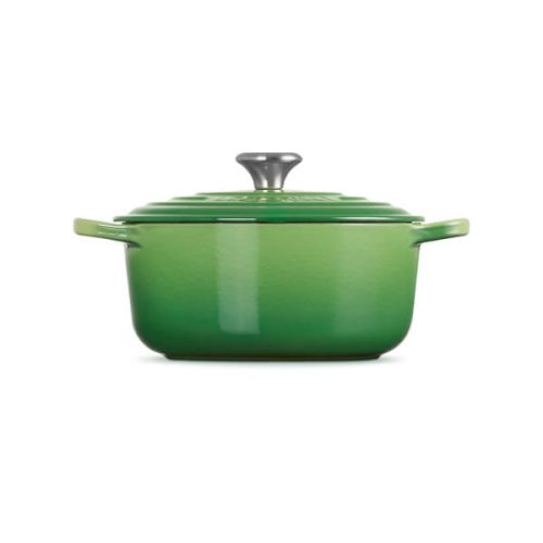 Le Creuset Signature Bamboo 20cm Round Cast Iron Casserole - Durable, Stylish Cookware | Keans Claremorris