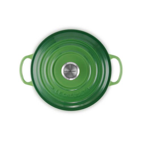 Le Creuset Signature Bamboo 20cm Round Cast Iron Casserole Pot - Durable, Stylish Cookware | Keans Claremorris