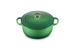 Le Creuset Signature 28cm Round Bamboo Green Casserole Dish – Durable Cast Iron Cookware | Keans Claremorris