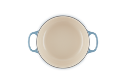 Le Creuset Signature 28cm Round Casserole in Chambray Blue - Durable Cast Iron Cookware | Keans Claremorris