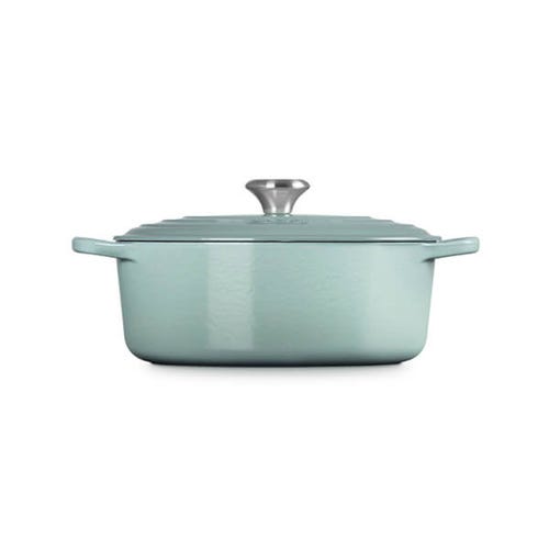 Le Creuset Signature Sea Salt 27cm Oval Cast Iron Casserole Dish – Durable, Enamel Coated | Keans Claremorris