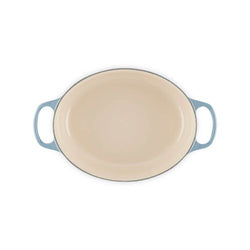 Le Creuset Oval Casserole 27cm Chambray enamel cast iron pot, durable cookware - Keans Claremorris