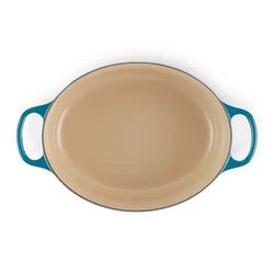 Le Creuset Oval Casserole 29cm in Deep Teal – Durable Cast Iron Cookware | Keans Claremorris