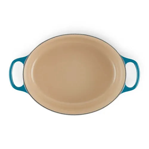 Le Creuset Oval Casserole 29cm in Deep Teal – Durable Cast Iron Cookware | Keans Claremorris