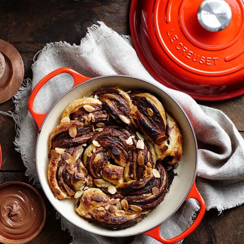 Le Creuset Signature Cerise 26cm Shallow Cast Iron Casserole - Durable, Enamel Coated | Keans Claremorris