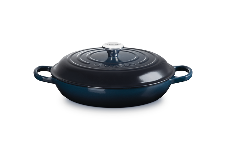 Le Creuset Cast Iron 30cm Shallow Casserole Nuit