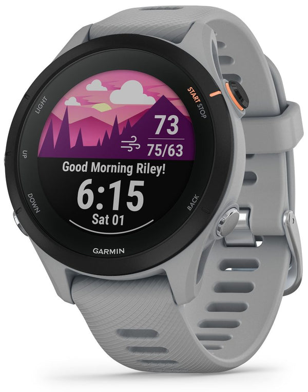 Garmin Forerunner 255S GPS Running Watch Powder Grey with 12-day battery, multi-sport, Garmin Pay – Keans Claremorris