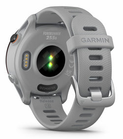 Garmin Forerunner 255S GPS Running Watch in Powder Grey, lightweight, advanced tracking – available at Keans Claremorris