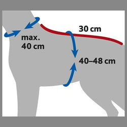 Grey XL 75cm dog bathrobe towel for drying pets quickly, from Keans Claremorris store.