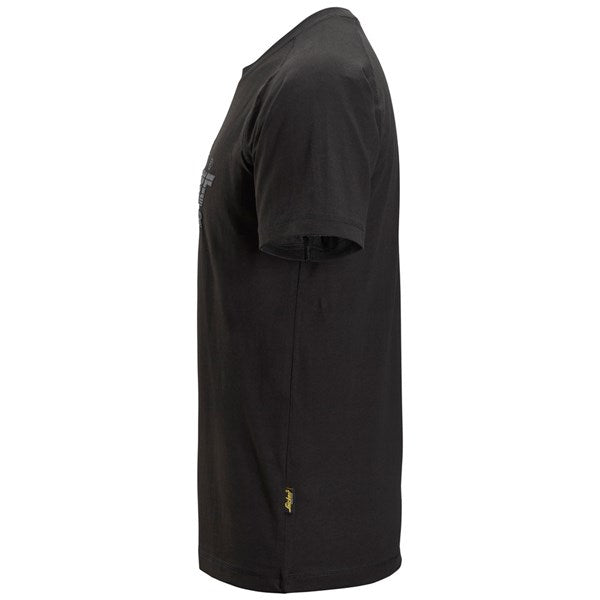 Snickers Logo T-Shirt Black - Image 3