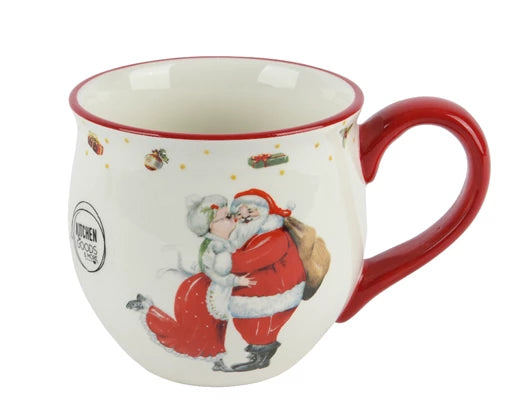 Mr & Mrs. Santa Claus Christmas Mug - Image 1