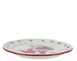 Mr. & Mrs Santa Claus Dinner plate