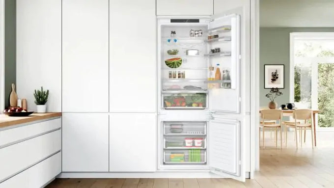 Bosch KBN96VFE0G built-in frost-free fridge freezer, sleek design, energy-efficient – available at Keans Claremorris.