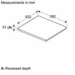 Neff N70 60cm Induction Hob – Frameless Surface Mount | T56FHS1L0