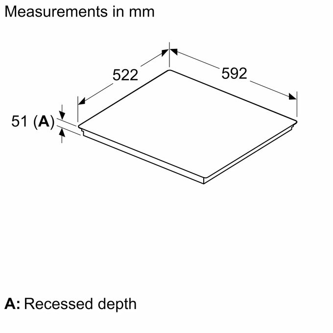Neff N70 60cm Induction Hob – Frameless Surface Mount | T56FHS1L0 - Image 8