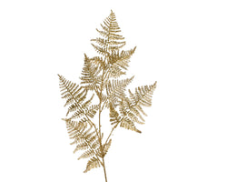Asparagus glitter gold plastic stem 87cm tall, 36cm wide, decorative plant - Keans Claremorris