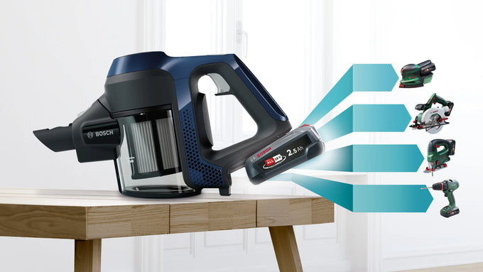 Bosch Unlimited 6 BBS611GB Cordless Stick Vacuum - Blue - Image 3