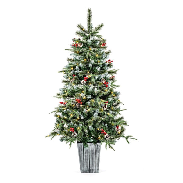 New Jersey Spruce Pre-Lit Colour Switch Lights 5ft/150cm