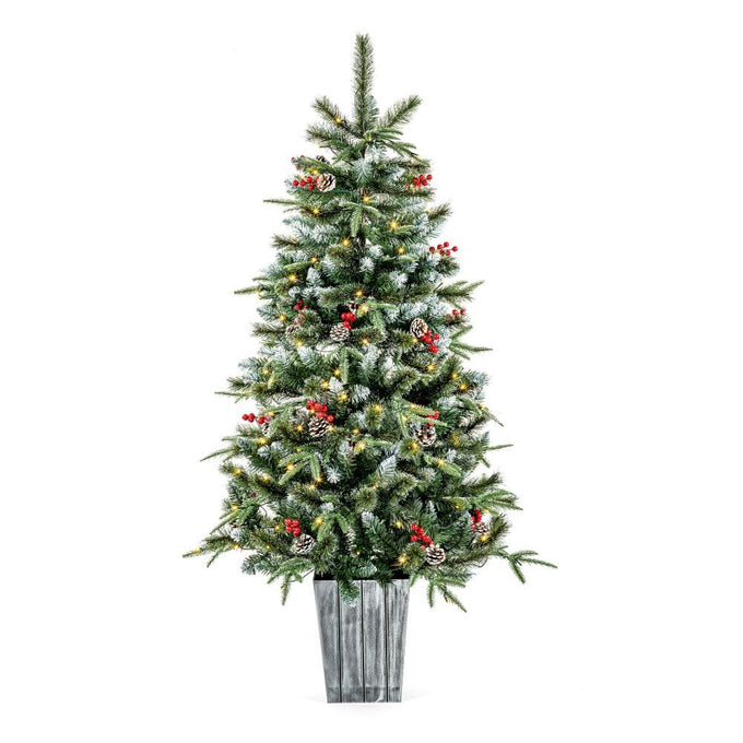 New Jersey Spruce Pre-Lit Colour Switch Lights 5ft/150cm - Image 1