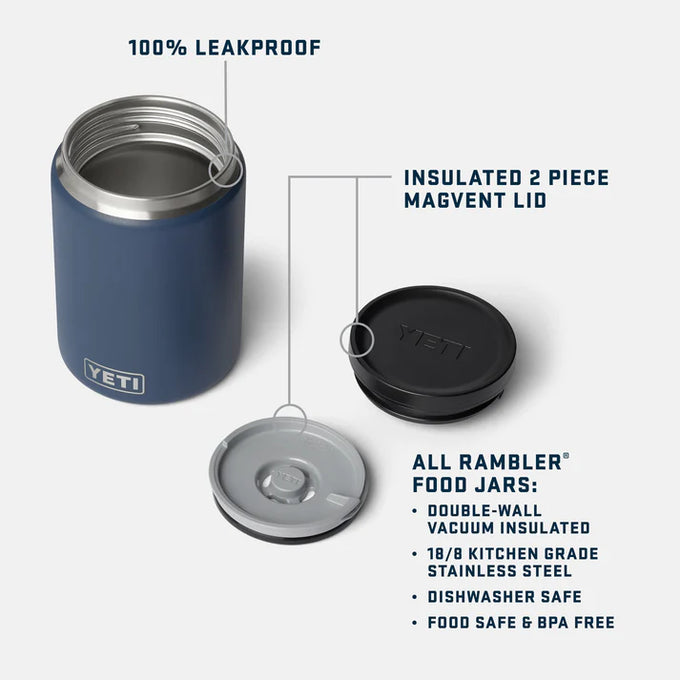 Yeti Rambler 24 Oz Food Jar Navy - Image 5
