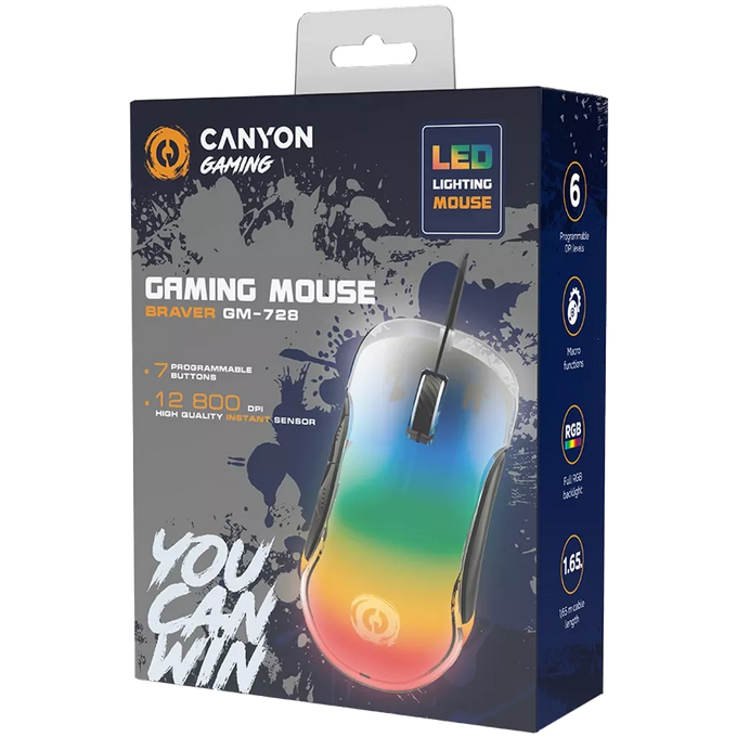 Canyon Gaming Mouse Braver GM-728 - Image 4