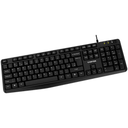 Canyon keyboard KB-1 EN Wired Black